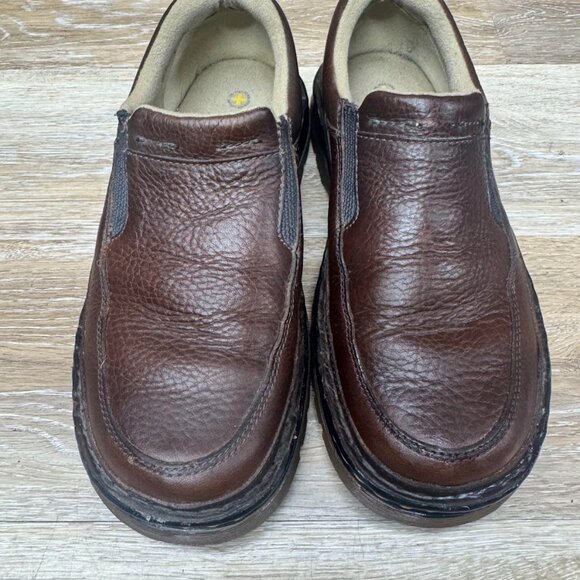 Dr. Martens Zack Elastic Slip On Brown Leather Loafers Men's Size 8/Women's 9 - Picture 2 of 7
